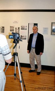 President Donald Schneider being interviewed by John Stenbroten. John made a video for our historical archives.